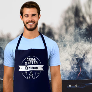 Delantal Personalizado Grill Master (con su nombre)