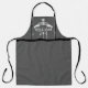 Delantal Personalizado Head Chef cocina fresca gris oscuro  (Front)