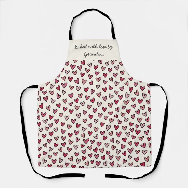 Delantal Personalizado - Horneado con Amor (Anverso)