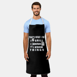 Delantal Personalizado I Grill Chef Funny Apron Personaliza