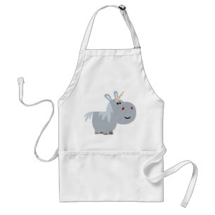 Delantal Personalizado inescrutable Unicorn Apron