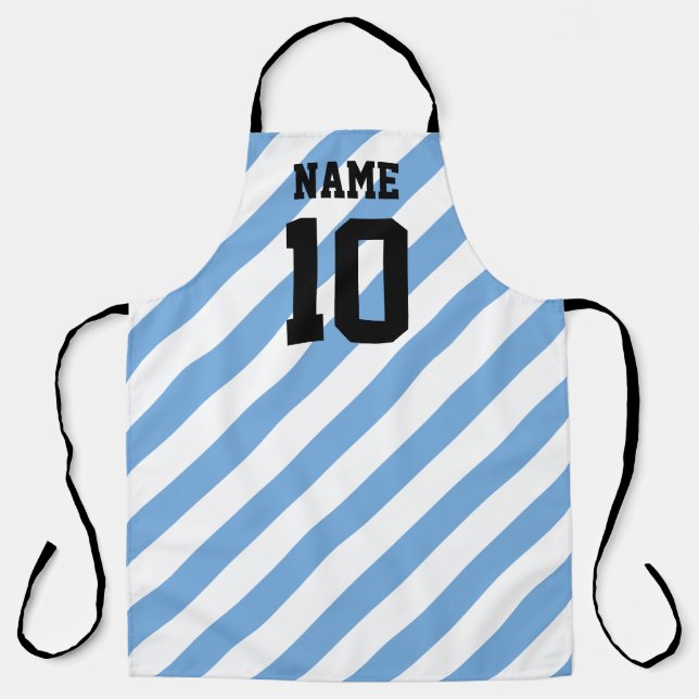 Delantal Personalizado jersey de fútbol de Argentina (Anverso)