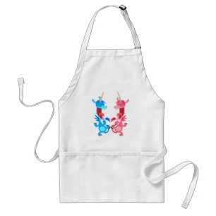 Delantal Personalizado lindo bailando Unicornio Apron