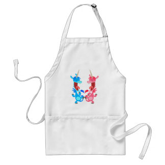 Delantal Personalizado lindo bailando Unicornio Apron