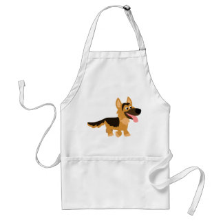Delantal Personalizado lindo Pastor alemán Apron