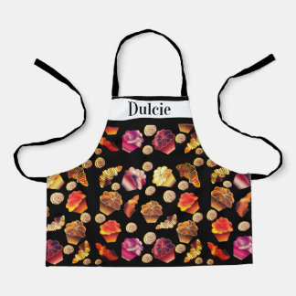 Delantal Personalizado lindo Texto Muffins Croissants Cinna