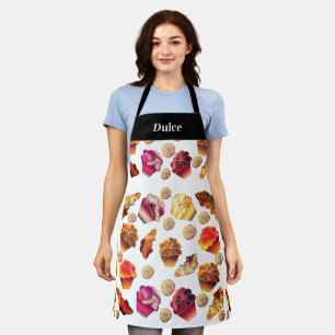 Delantal Personalizado lindo Texto Muffins Croissants Cinna