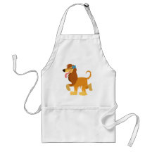 Personalizado Listo para Cute Hound Apron