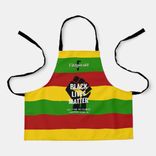 Delantal Personalizado   MATERIA DE VIDAS NEGRAS   Cristian