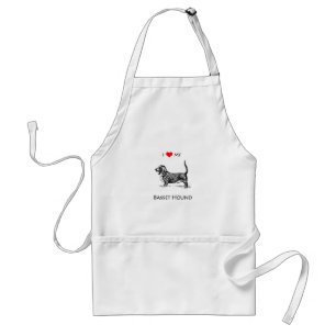 Delantal Personalizado Me Encanta Mi Perro Hound