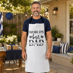 Delantal Personalizado 'Mejor Papá del Mundo'