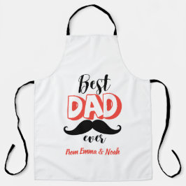 Delantal Personalizado "Mejor Papá del Mundo" con 