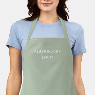 Delantal personalizado moderno para salón, chef, c