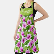 Personalizado Moral Glory Floral Pattern Apron