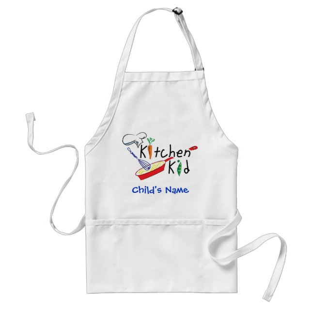 Delantal personalizado niño de la cocina (Frente)