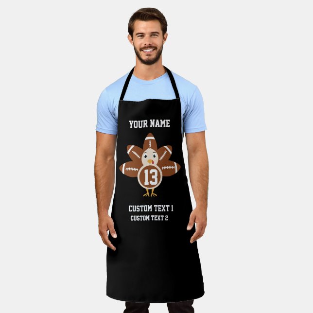 Delantal Personalizado Nombre personalizado Día de Acción d (Gastado)