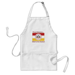 Delantal * PERSONALIZADO - "Orgulloso Alumnus" Apron con PM