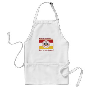 Delantal * PERSONALIZADO - "Orgulloso Alumnus" Apron con PM