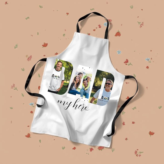 Delantal personalizado “Papá mi héroe” (Subido por el creador)
