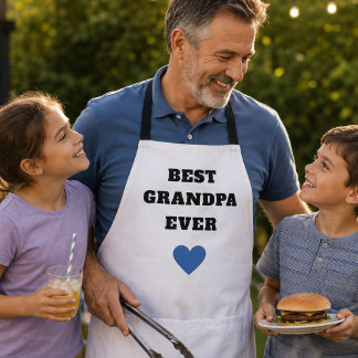 Delantal Personalizado para Barbacoa 'El Mejor Abu