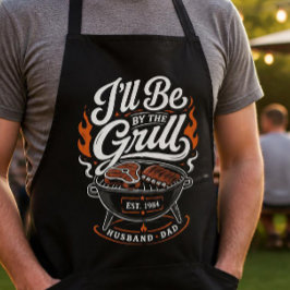 Delantal personalizado para maestro de parrilla re