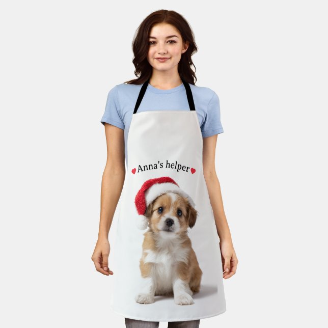 Delantal Personalizado para Perro – Foto y Texto P (Gastado)