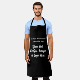 Delantal Personalizado Personalizado Chef Grill BBQ Apron P