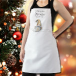 Delantal Personalizado personalizado de cocina de Gnome<br><div class="desc">Un delantal personalizado con los pulgares hacia arriba de Gnome y las palabras "nada como la cocina de Gnome" o cualquier mensaje que elija. Los grandes Navidades de vacaciones regalan una idea o crean para ti mismo. Para cualquier solicitud de diseño personalizado,  haga clic en el botón "Mensaje".</div>