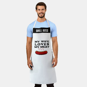 Delantal Personalizado Personalizado Mi Esposa Ama A Mi Car
