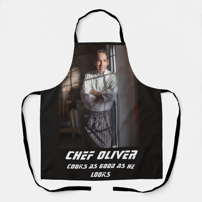 Delantal Personalizado Photo Chef (Anverso)