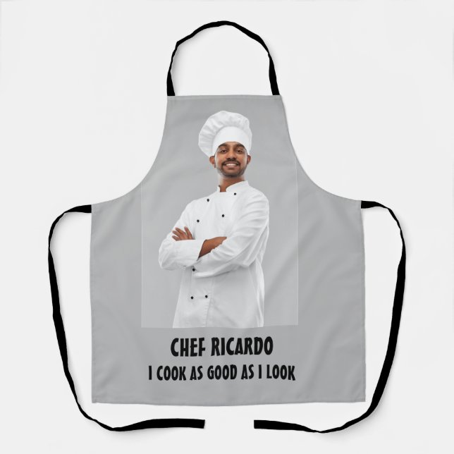 Delantal Personalizado Photo Chef Apron (Anverso)