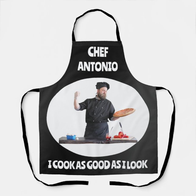 Delantal Personalizado Photo Chef Apron (Anverso)