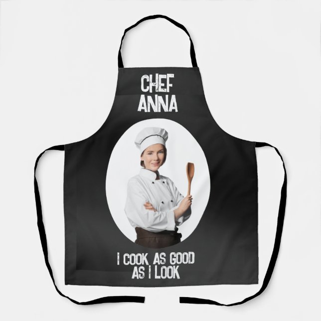 Delantal Personalizado Photo Chef Apron (Anverso)