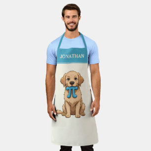 Delantal Personalizado Pi Day Dog Con Símbolo Pi Feliz Dí
