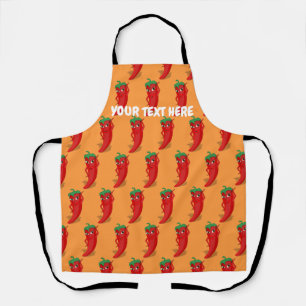 Delantal Personalizado Pimienta De Chili Con Personalizado 
