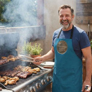 Delantal Personalizado Pitmaster Henry BBQ Nombre