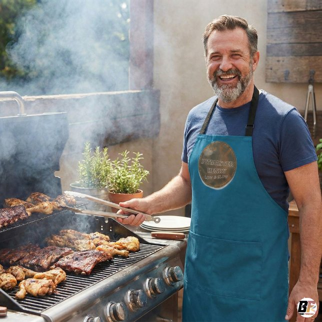 Delantal Personalizado Pitmaster Henry BBQ Nombre  (Subido por el creador)