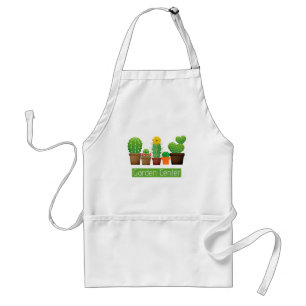 Delantal Personalizado Plantas Suculentas Cactus