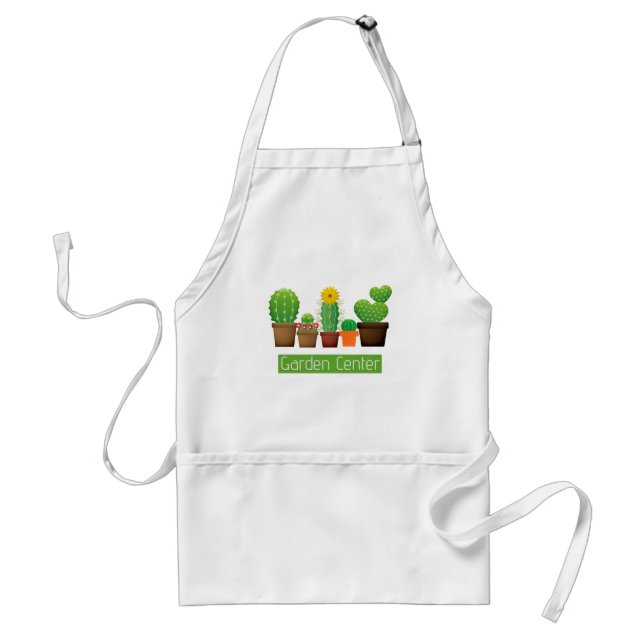 Delantal Personalizado Plantas Suculentas Cactus (Frente)