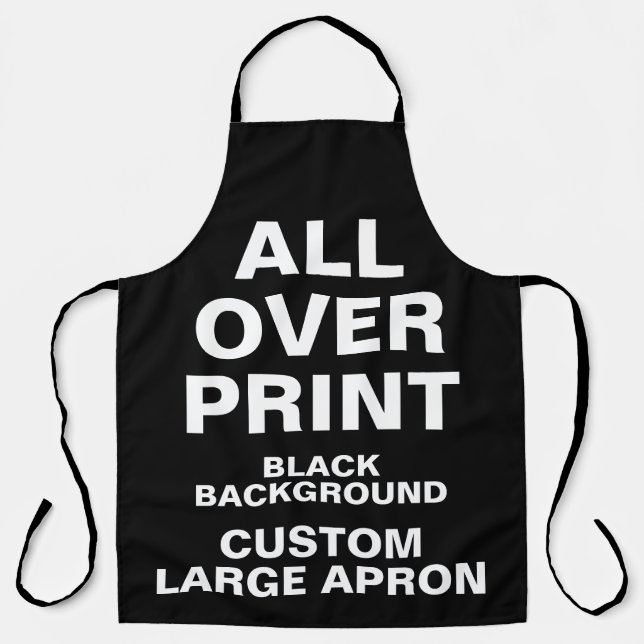 Delantal Personalizado por todas partes impresión Apron BLA (Anverso)