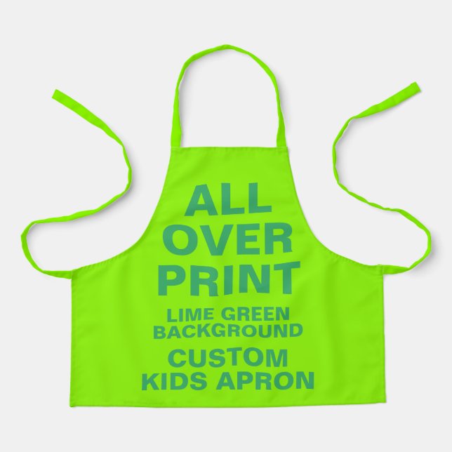 Delantal Personalizado por todos los niños impresos Apron L (Anverso)