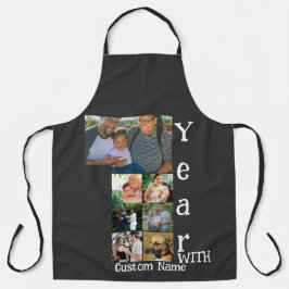 Delantal Personalizado primer aniversario boda 7 collage de
