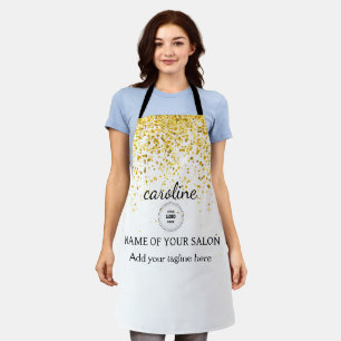 Delantal Personalizado Purpurina Salon Apron - Estilo perso