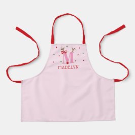 Delantal Personalizado Reno Inicial M para Niñas