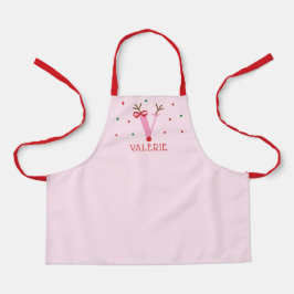 Delantal Personalizado Reno Inicial V para Niñas