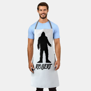 DELANTAL PERSONALIZADO SASQUATCH BIGFOOT DAD KITCHEN APRON