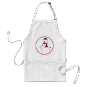 Delantal Personalizado Snowman Little Flirty Squerido