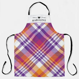 Delantal Personalizado Texto, acuarela Cocina