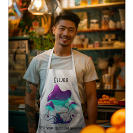 Delantal Personalizado Textos Mushroom Lover Apron