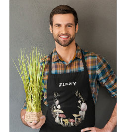 Delantal Personalizado Textos Mushroom Lover Apron